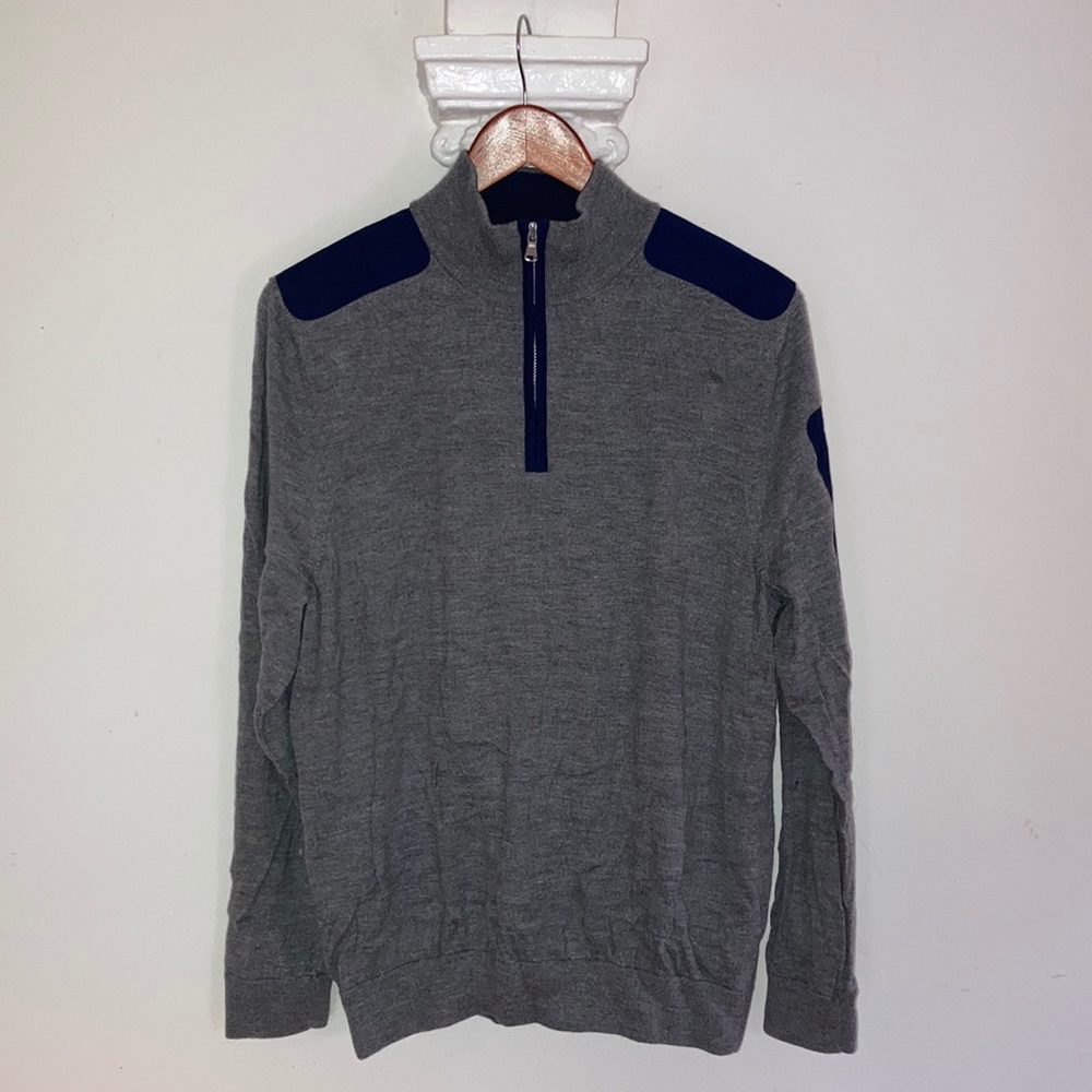 Vineyard Vines Men’s Size Large Merino Wool Performance Jacket Grey and Blue